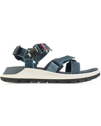 Ecco - Exowrap Velcro-sandalen Voor , Grijs - Lyst