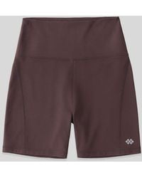 TOMMY LIFE - Short High-Waist Slim-Fit Leggings With Belt - Lyst