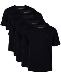 French Connection - Black 5 Pack Cotton Blend T-shirts - Lyst