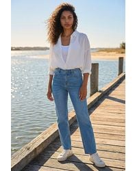 Roman - Petite Stretch Straight Leg Jeans - Lyst