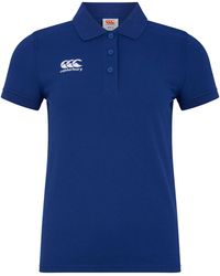 Canterbury - Ladies Waimak Polo Shirt (Royal) - Lyst