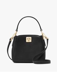 Kate Spade - Phoebe Refined Grain Leather Mini Top Handle Crossbody - Lyst