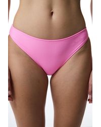 Penti - Geribbelde Bikini Onderkant Met Middelhoge Taille - Lyst