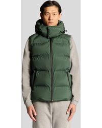 Lyle & Scott - Heavyweight Hooded Puffer Gilet - Lyst