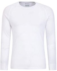 Mountain Warehouse - Talus Ronde Hals Thermo Top Met Lange Mouwen (wit) - Lyst