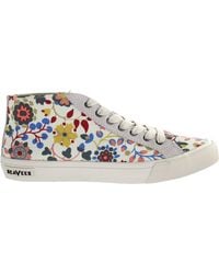 Seavees - California Special Liberty Lace-Up Canvas Plimsolls - Lyst