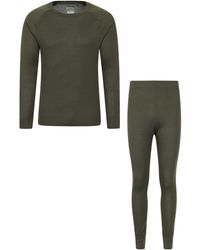 Mountain Warehouse - 'Talus' Thermal Top & Pant Skiing Winter Warm Gym Set - Lyst