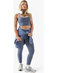 Boohoo - Sports Ultra Sculpt Contrast Piping High Waist Legging - Lyst
