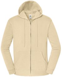 Fruit Of The Loom - Adult Iconic Premium Full Zip Hoodie (Desert) - Lyst