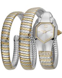 Just Cavalli - Glam Evo 1 Dial Stainless Steel Bracelet Watch - Lyst