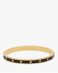 Kate Spade - Enamel Hinged Bangle - Lyst