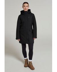 Mountain Warehouse - 'Rain On' Padded Jacket Waterproof Breathable Hooded Rain Coat - Lyst