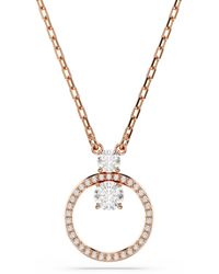 Swarovski - 'Dextera' Plated Metal Necklace - Lyst