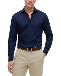 Tommy Hilfiger - Shirts Slim Fit Oxford Long Sleeve Casual Cotton Formal Top - Lyst