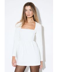 MissPap - Tailored Tulip Hem Mini Dress - Lyst