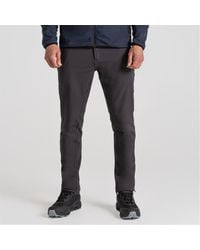 Craghoppers - Expedition Solid Patterned Slim Trousers - Lyst
