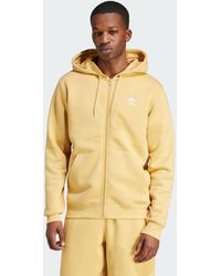 adidas Originals - Trefoil Essentials Full-Zip Hoodie - Lyst
