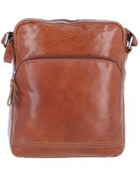 Ashwood Leather - 'Bruno' Real Vintage Medium Flight Shoulder Bag - Lyst