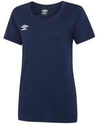 Umbro - Ladies Club Leisure T-Shirt Cotton - Lyst