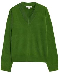 Secret Label - Wool Blend V-Neck Jumper - Lyst