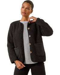 Roman - Fleece Pocket Front Jacket - Lyst