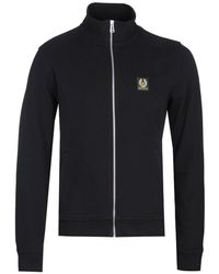Belstaff - Patch Logo Full Zip Sweatshirt - Lyst