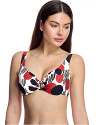 Ory - Slimming Bikini Top With V-Neck W260832 - Lyst