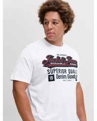 Jack & Jones - Graphic T Shirt Oneck Plus Size Tee - Lyst