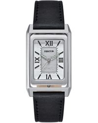 Heritor - Esteban Leather Band Watch - Lyst