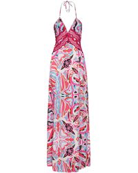 Philipp Plein - Lange Jurk Colorful Circus - Lyst