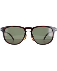 David Beckham - Square Dark Havana Db7040/F/S - Lyst