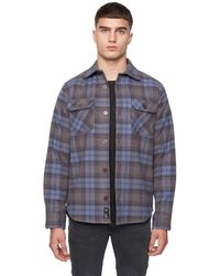 Duck and Cover - Willington Checked Overshirt Cotton - Lyst