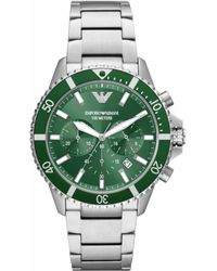 Emporio Armani - Diver Watch Ar11500 Stainless Steel (Archived) - Lyst