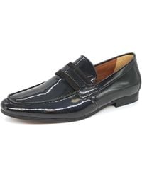 HX London - Croydon Patent Leather Slip On Loafer Shoes - Lyst