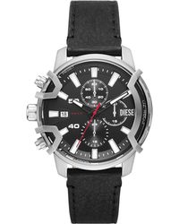 DIESEL - Griffed Watch Dz4603 Leather - Lyst