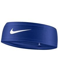 Nike - Dri-Fit Stirnband (Königsblau/Weiß) - Lyst