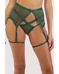 Playful Promises - Felicity Hayward X Pp Regent Mesh Harness Suspender - Lyst