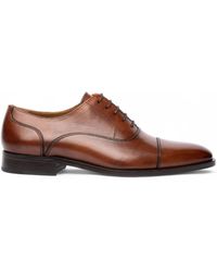 Chapman & Moore - Plain Leather Brogue Cap-Toe Oxford Shoes - Lyst
