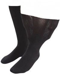 IOMI - 1 Pack Extra Wide Loose Fit Cotton Oedema Socks For Swollen Ankles - Lyst