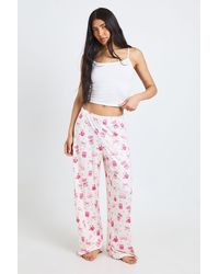 Boohoo - Tall Martini & Bow Print Cami And Trouser Pyjama Set - Lyst