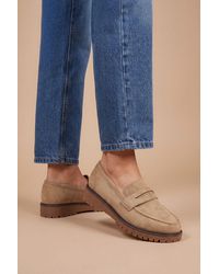 Good for the Sole - Sidnie Faux Suede Super Padded Loafers - Lyst