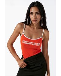 Busem - Printed Fitted Cami Tank Top - Lyst