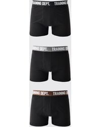 BoohooMAN - Training Dept Cotton Boxers 3 Pack - Lyst