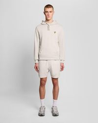 Lyle & Scott - Cotton Blend Track Sweat Shorts - Lyst