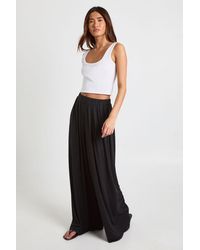 Boohoo - Supersoft Extra Wide Leg Trouser - Lyst