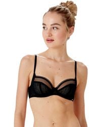 Pretty Polly - Lpaxh8 Delicate Lace Underwired Balcony Bra - Lyst