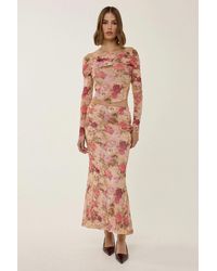 Hiccup - Maxi Skirt With Patterned Design - Lyst