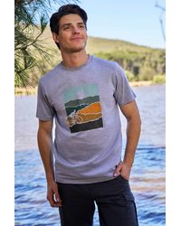Mountain Warehouse - 'Bike' Tee Cotton T-Shirt Relaxed Fit Breathable Casual Tee - Lyst