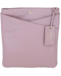 Ashwood Leather - 'Curvo' Real Crossbody Bag - Lyst