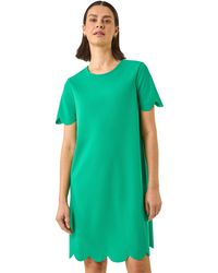Roman - Scallop T-Shirt Stretch Dress - Lyst